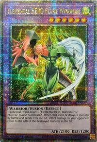Elemental HERO Flame Wingman (Quarter Century Secret Rare) - Quarter Century Bonanza - YuGiOh card