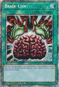 Brain Control (Platinum Secret Rare) - Quarter Century Bonanza - YuGiOh card