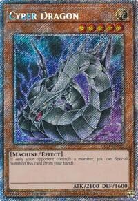 Cyber Dragon (Platinum Secret Rare) - Quarter Century Bonanza - YuGiOh card
