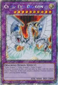 Cyber End Dragon (Platinum Secret Rare) - Quarter Century Bonanza - YuGiOh card