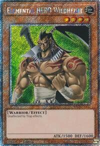 Elemental HERO Wildheart (Platinum Secret Rare) - Quarter Century Bonanza - YuGiOh card