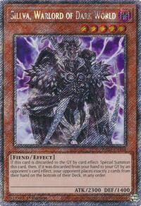 Sillva, Warlord of Dark World (Platinum Secret Rare) - Quarter Century Bonanza - YuGiOh card