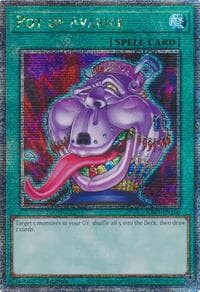 Pot of Avarice (Quarter Century Secret Rare) - Quarter Century Bonanza - YuGiOh card