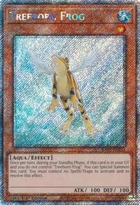 Treeborn Frog (Platinum Secret Rare) - Quarter Century Bonanza - YuGiOh card