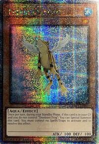 Treeborn Frog (Quarter Century Secret Rare) - Quarter Century Bonanza - YuGiOh card