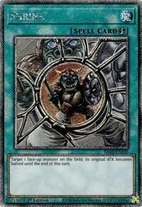 Shrink (Platinum Secret Rare) - Quarter Century Bonanza - YuGiOh card