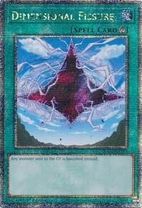 Dimensional Fissure (Quarter Century Secret Rare) - Quarter Century Bonanza - YuGiOh card