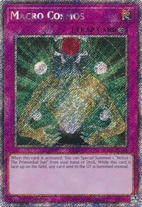 Macro Cosmos (Platinum Secret Rare) - Quarter Century Bonanza - YuGiOh card
