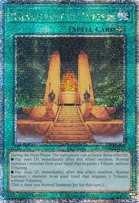 Mausoleum of the Emperor (Quarter Century Secret Rare) - Quarter Century Bonanza - YuGiOh card