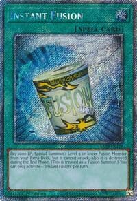 Instant Fusion (Platinum Secret Rare) - Quarter Century Bonanza - YuGiOh card