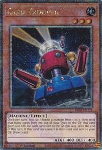 Card Trooper (Quarter Century Secret Rare) - Quarter Century Bonanza - YuGiOh card