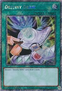 Destiny Draw (Platinum Secret Rare) - Quarter Century Bonanza - YuGiOh card