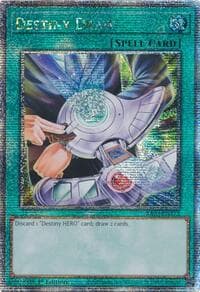 Destiny Draw (Quarter Century Secret Rare) - Quarter Century Bonanza - YuGiOh card