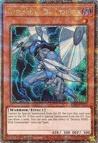 Destiny HERO - Disk Commander (Quarter Century Secret Rare) - Quarter Century Bonanza - YuGiOh card