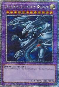 Blue-Eyes Ultimate Dragon (Quarter Century Secret Rare) - Quarter Century Bonanza - YuGiOh card