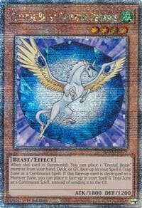 Crystal Beast Sapphire Pegasus (Quarter Century Secret Rare) - Quarter Century Bonanza - YuGiOh card