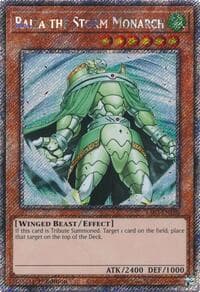 Raiza the Storm Monarch (Platinum Secret Rare) - Quarter Century Bonanza - YuGiOh card