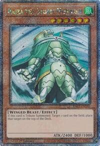 Raiza the Storm Monarch (Quarter Century Secret Rare) - Quarter Century Bonanza - YuGiOh card