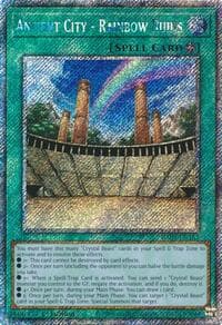 Ancient City - Rainbow Ruins (Platinum Secret Rare) - Quarter Century Bonanza - YuGiOh card