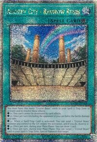 Ancient City - Rainbow Ruins (Quarter Century Secret Rare) - Quarter Century Bonanza - YuGiOh card