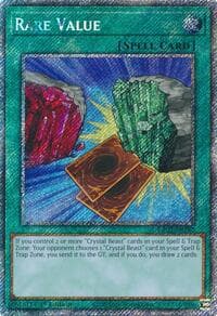 Rare Value (Platinum Secret Rare) - Quarter Century Bonanza - YuGiOh card