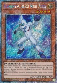 Elemental HERO Neos Alius (Platinum Secret Rare) - Quarter Century Bonanza - YuGiOh card