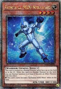 Elemental HERO Neos Alius (Quarter Century Secret Rare) - Quarter Century Bonanza - YuGiOh card