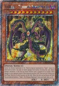 Yubel - Terror Incarnate (Platinum Secret Rare) - Quarter Century Bonanza - YuGiOh card