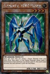 Elemental HERO Prisma (Platinum Secret Rare) - Quarter Century Bonanza - YuGiOh card