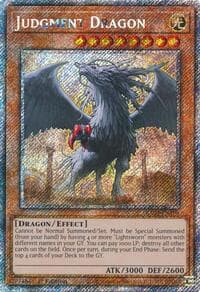 Judgment Dragon (Platinum Secret Rare) - Quarter Century Bonanza - YuGiOh card