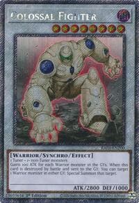 Colossal Fighter (Platinum Secret Rare) - Quarter Century Bonanza - YuGiOh card