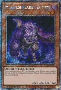 Plaguespreader Zombie (Platinum Secret Rare) - Quarter Century Bonanza - YuGiOh card