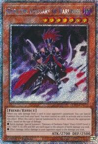 Gorz the Emissary of Darkness (Platinum Secret Rare) - Quarter Century Bonanza - YuGiOh card