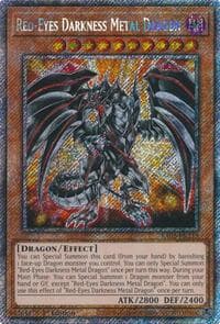 Red-Eyes Darkness Metal Dragon (Platinum Secret Rare) - Quarter Century Bonanza - YuGiOh card