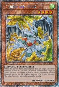 Debris Dragon (Platinum Secret Rare) - Quarter Century Bonanza - YuGiOh card