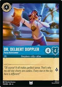 Dr. Delbert Doppler - Fussy Astronomer - Azurite Sea - Disney Lorcana card