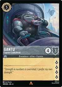 Gantu - Captain Crankyhead - Azurite Sea - Disney Lorcana card