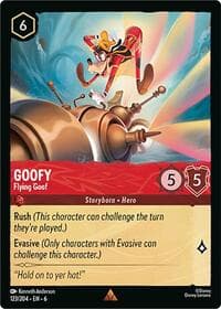 Goofy - Flying Goof - Azurite Sea - Disney Lorcana card