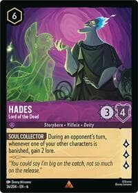 Hades - Lord of the Dead - Azurite Sea - Disney Lorcana card