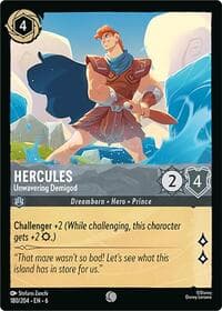 Hercules - Unwavering Demigod - Azurite Sea - Disney Lorcana card