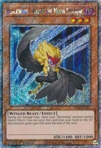 Blackwing - Kalut the Moon Shadow (Platinum Secret Rare) - Quarter Century Bonanza - YuGiOh card