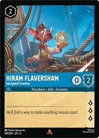 Hiram Flaversham - Intrigued Inventor - Azurite Sea - Disney Lorcana card