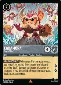 Kakamora - Pirate Chief - Azurite Sea - Disney Lorcana card