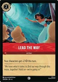Lead the Way - Azurite Sea - Disney Lorcana card
