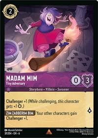Madam Mim - Tiny Adversary - Azurite Sea - Disney Lorcana card