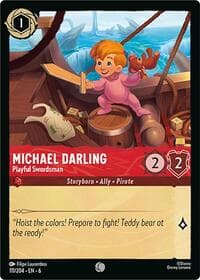 Michael Darling - Playful Swordsman - Azurite Sea - Disney Lorcana card