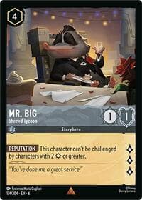 Mr. Big - Shrewd Tycoon - Azurite Sea - Disney Lorcana card