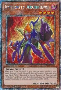 Infernity Archfiend (Platinum Secret Rare) - Quarter Century Bonanza - YuGiOh card