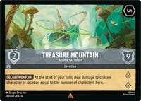 Treasure Mountain - Azurite Sea Island - Azurite Sea - Disney Lorcana card