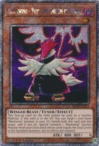 Blackwing - Vayu the Emblem of Honor (Platinum Secret Rare) - Quarter Century Bonanza - YuGiOh card
